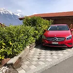 Log Near Interlaken With Panoramic View *