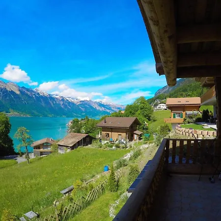 Log Near Interlaken With Panoramic View *