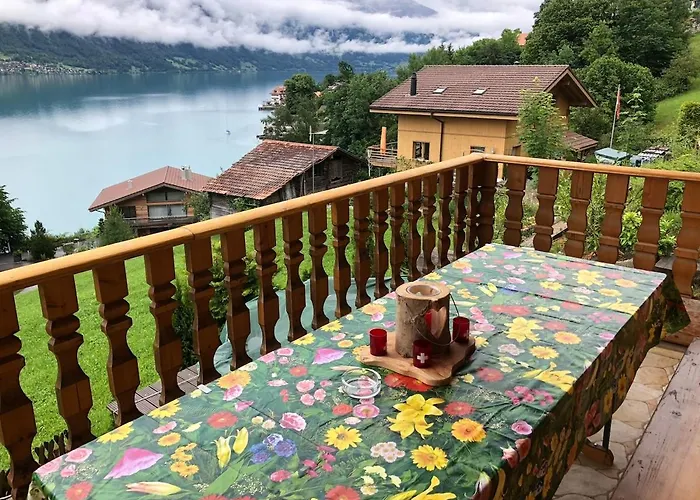 Tatil Evi Log Near Interlaken With Panoramic View *
