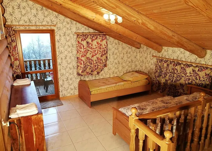 Log Near Interlaken With Panoramic View *