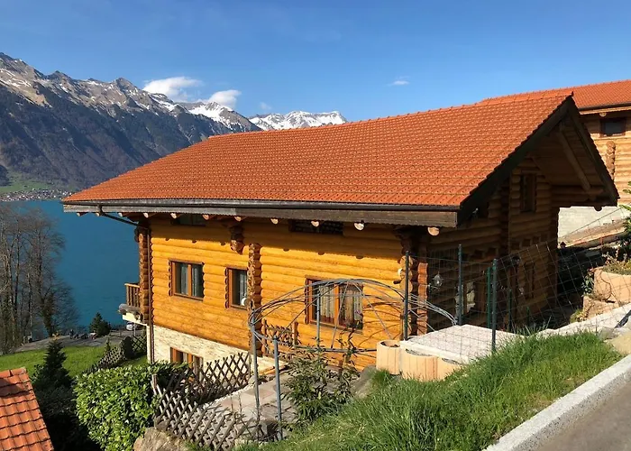 Log Near Interlaken With Panoramic View Ferienhaus