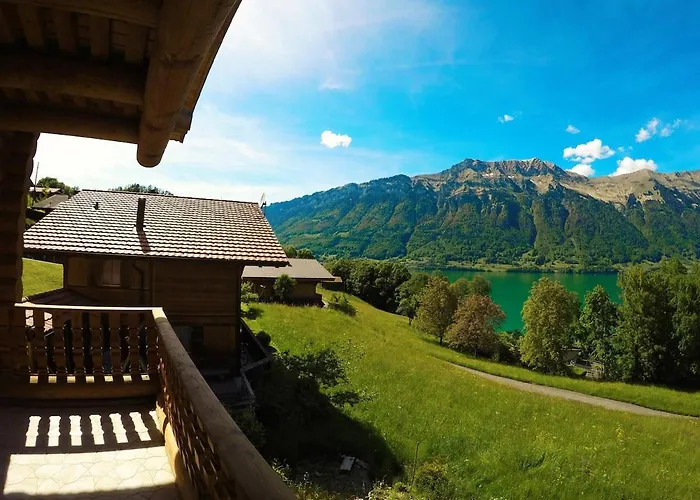 Tatil Evi Log Near Interlaken With Panoramic View *